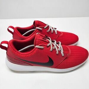 Nike Men's Size 14 EUC Roshe G Golf Shoes Red White Safari CD6065-600